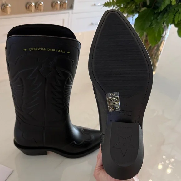 Dior Black Heeled Boots - Picture 4 of 9